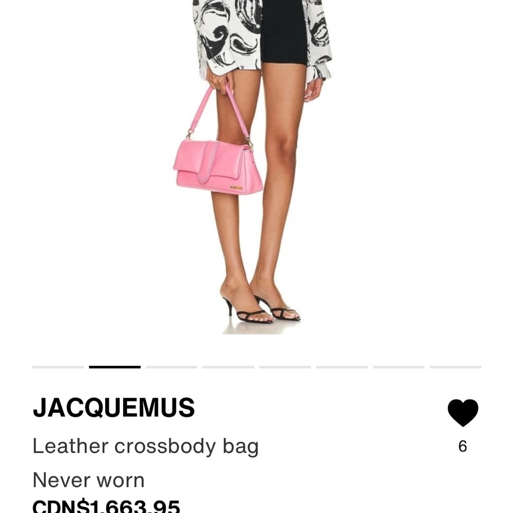 Jacquemus Le Bambinou Puff  Pink Bag - Picture 8 of 11